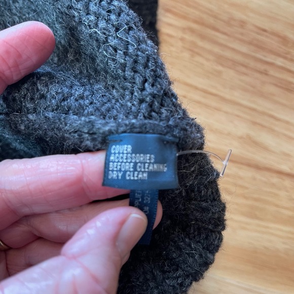 Polo Ralph Lauren Men's Dark Gray 4 Button Alpaca Wool Blend L Sweater Pullover - Picture 4 of 8